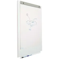 Rocada Flipchart-Blockhalter SKIN 98 x 65 cm weiß