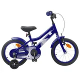 vidaXL Kinderfahrrad 14 Zoll dunkelblau