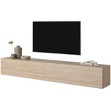 Selsey TV-Lowboard 200 cm Beige Eiche Matt