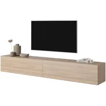Selsey TV-Lowboard 200 cm Beige Eiche Matt