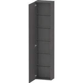 Duravit DuraStyle DS1228 Hochschrank 40 x 180 x 24 cm Graphit Matt Glas/Holz/Spanplatte