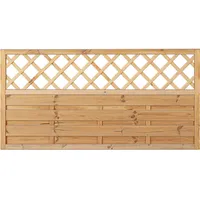 Tetzner & Jentzsch Sichtschutzzaun Maxi-Massiv Ranki 180 x 90 cm Grün Holz