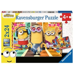 Ravensburger Puzzle »2 x 24 Teile Ravensburger Kinder Puzzle Die Minions in Aktion 05085«, 24 Puzzleteile