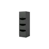 Möbel Kraft Frillensee Wäscheschrank 60 x 195 cm Grau