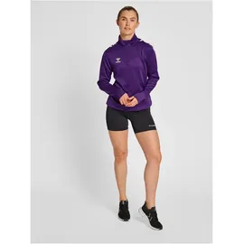 hummel Core Xk Half Zip Vrouw Sweatshirt, Acai/White, XXL