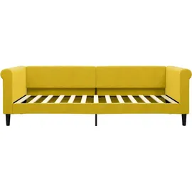 vidaXL Tagesbett Gelb 100x200 cm Samt