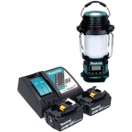 Makita DMR 056 mit Laterne + 2 x 5,0 Ah Akku + Ladegerät