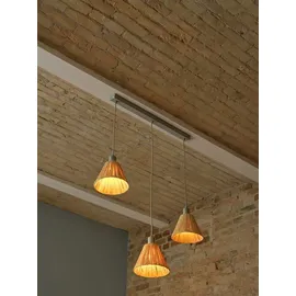 Osram Decor Raffia 3-flg. 20 cm rund/braun/grün