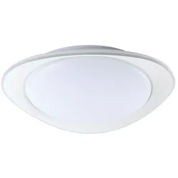 Deckenleuchte Deckenlampe Wohnzimmerlampe Metall Weiß Farbwechsel IP44 D 55 cm
