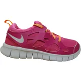 Nike Unisex Kinder Nike Free Run 2 Gs Sneaker, Vivid Pink Weiß Bright Citrus Pink 603, 38 EU - 38 EU