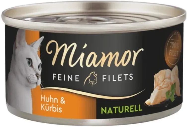 MIAMOR Feine Filets Naturell hicken&Pumpkin 80g