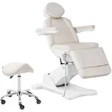 physa Kosmetikliege mit Sattelhocker - beige, weiß PHYSA CHIETI CREAM-SET-1