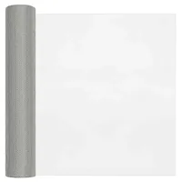 vidaXL Maschendrahtzaun 40 x 1000 cm Silber/Edelstahl