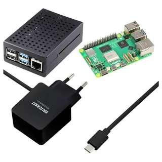TRU Components Pure Set Raspberry Pi® 5 B 16 GB 4 x 2.4GHz inkl. Netzteil, inkl. Gehäuse