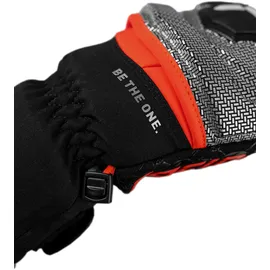 Reusch Worldcup Warrior Fäustlinge Grau/Rot/Weiß M