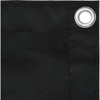 vidaXL Seitenmarkise 90 x 400 cm Schwarz Aluminium