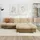 DOMO collection Ecksofa DOMO COLLECTION "100031 234x157 cm, kompakt, komfortabel & bequem, L-Form", beige (beige, braun), B:234cm H:80cm T:157cm, 90% Polyester, 10% Acryl, Sofas, Ecksofa, whlw. mit Bettfunktion und Armteilverstellung