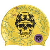 arena Kinder Badekappe Print Junior, CRAZY DRIVING SKULL