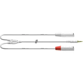 Cordial CFY 3 WMM-SNOW Y-Adapterkabel XLR male 3 m