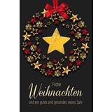 LUMA Weihnachtskarte Sternenkranz DIN B6