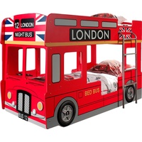 Vipack Etagenbett London Bus rot