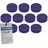 Magnetoplan Ergo-Magnete, medium, violett, Pack a 10 Stück