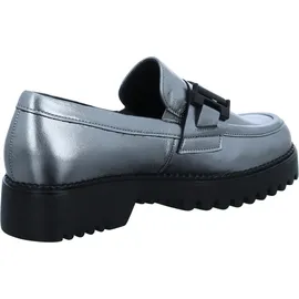 Gabor Halbschuhe / 52.452.90 für Damen, Slipper, Frauen Slip On,Businessschuhe,Slip-ons,Mokassins,Halbschuhe,Slides,Schlupfschuhe,Loafer,antiksilb(schwlack),38 EU / 5 UK