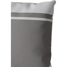 OTTO home Yonne gestreift Grau 135 x 200 cm + 40 x 80 cm