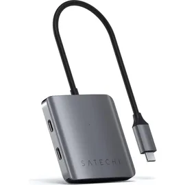 Satechi Aluminum 4 Port USB-C Hub space