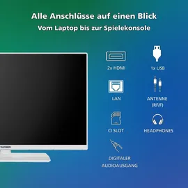 Telefunken XF32VP750M-W 32" LED Full HD Smart TV weiß