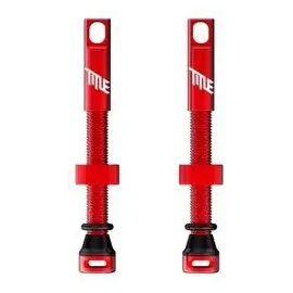 title mtb MTB Tubeless Ventil 44 mm 1 Paar / Rot