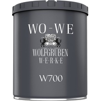 WO-WE Betonfarbe Bodenfarbe Bodenbeschichtung W700 Anthrazit-Grau ähnl. RAL 7016-750ml