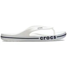 Crocs Bayaband Flip Flop,White/Navy,41/42 EU
