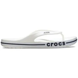 Crocs Bayaband Flip Flop,White/Navy,41/42 EU