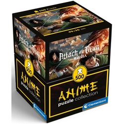Clementoni® Puzzle Premium Animé-Collection, Attack on Titan, 500 Puzzleteile, Made in Europe; FSC® – schützt Wald – weltweit bunt