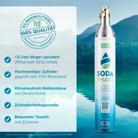 Starter-Set CO2 Zylinder Kohlensäure SODASMART K  Füllung 450g