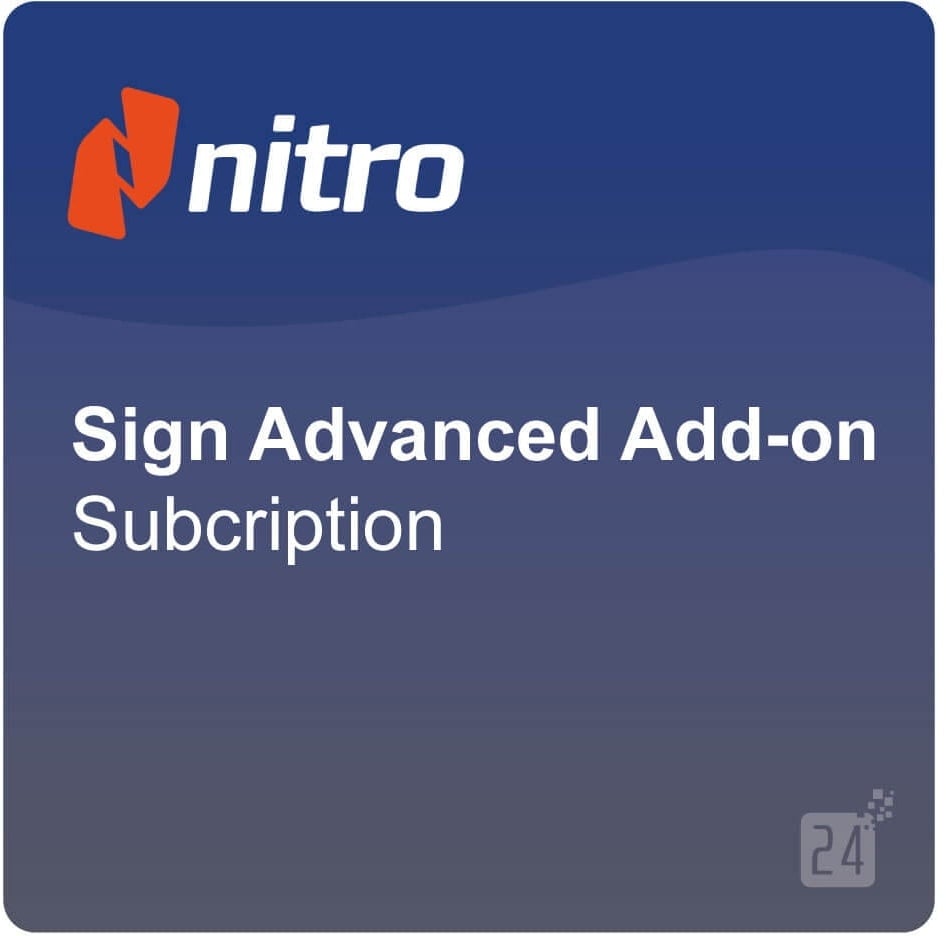 Nitro Sign Advanced Add-on Subscription ML ESD