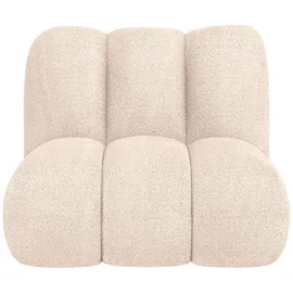 LeGer Home by Lena Gercke Sessel Priya Polyester Bouclé 102,5 x 83 x 106,5 cm Beige