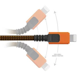 Xtorm USB-C auf Lightning 1,5 m Schwarz/Orange