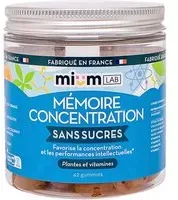 Mium Lab Gummies Mémoire et Concentration 42 pc(s)