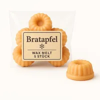 Duftwachs Bratapfel | 5er Set - Duftkerzen | Duftmelt
