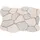 KLEINE WOLKE Badematte Brick Creme/Grau 60 x 50 cm