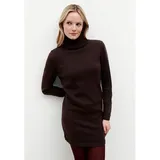 More & More A-Linien-Kleid Strickkleid Braun 40