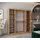 abiks möbel Schwebetürenschrank MONACO 200 x 200 x 62 cm Eiche Artisan