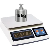 H HDWR Hardware for business HDWR wagPRO-S15 Plattformwaage 15 kg, Genauigkeit 0,5 g, digital