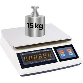 H HDWR Hardware for business HDWR wagPRO-S15 Plattformwaage 15 kg, Genauigkeit 0,5 g, digital