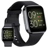 Smartwatch, Smartwatch Damen Herren, 1.69" HD Fitness Tracker Uhren für Android IOS, IP67 Wasserdicht Pulsmesser Schrittzähler Aktivitätstracker