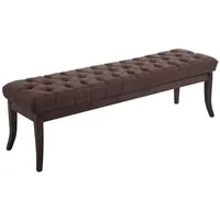 CLP Sitzbank Ramses Stoff antik-dunkel braun/150 cm