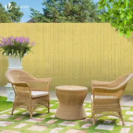 VOUNOT Sichtschutzmatte PVC 80 x 500 cm Braun