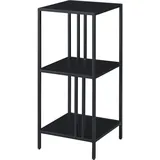 [en.casa] Kumlinge Standregal 80 x 35 x 35 cm Schwarz